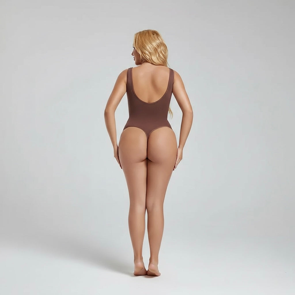 Seamless Sculpting Thong Bodysuit – Wide Strap