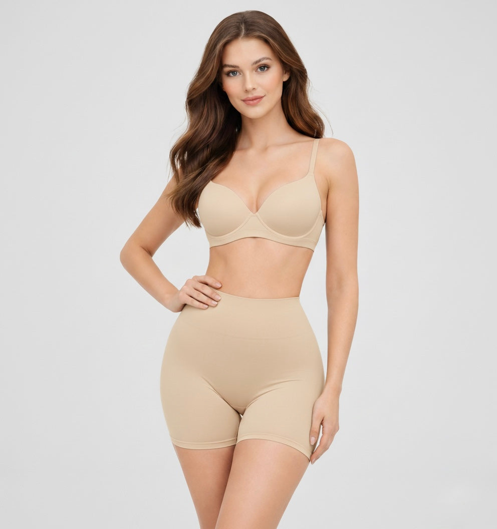 Seamless High-Waist Shaping Shorts