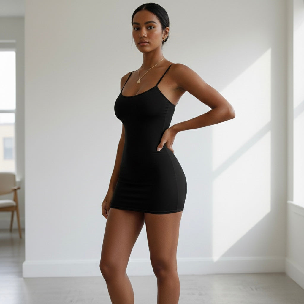 Seamless Mini Dress – Fine Strap